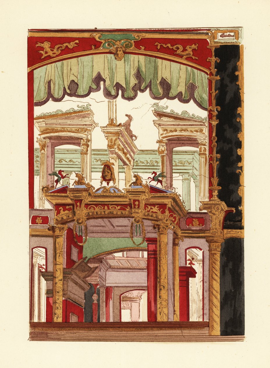 Painel de depoimento de Pompeia, conservado no Museu de Nápoles de Pierre Gusman