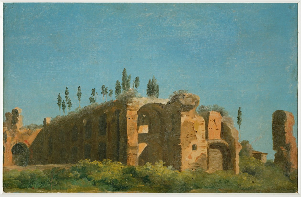 Na Villa Farnese: as ruínas ... de Pierre Henri de Valenciennes