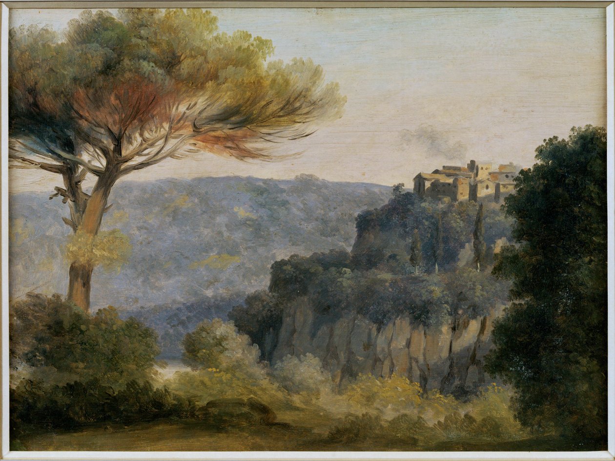 Le village de Nemi - A aldeia de Nemi ... de Pierre Henri de Valenciennes