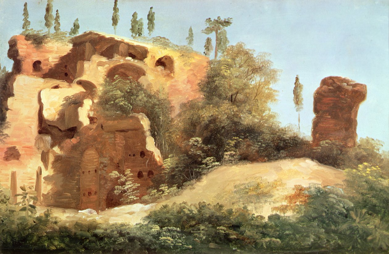 Ruínas na Villa Farnese de Pierre Henri de Valenciennes