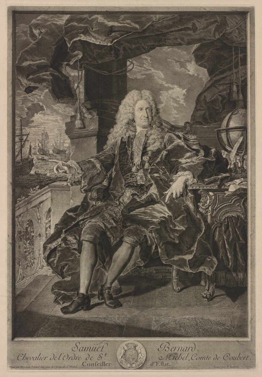 Samuel Bernard. de Pierre Imbert Drevet
