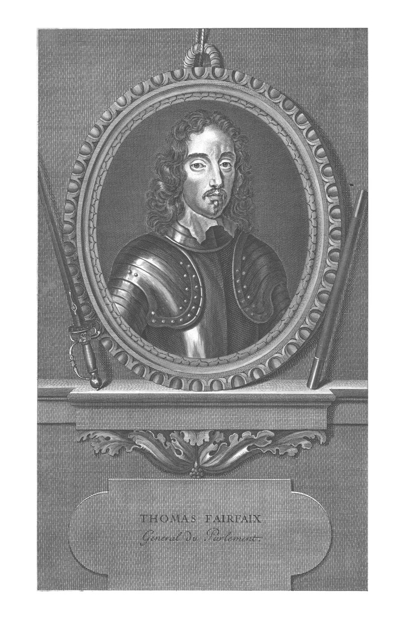 Thomas Fairfax, início do século XVIII. de Pierre Imbert Drevet