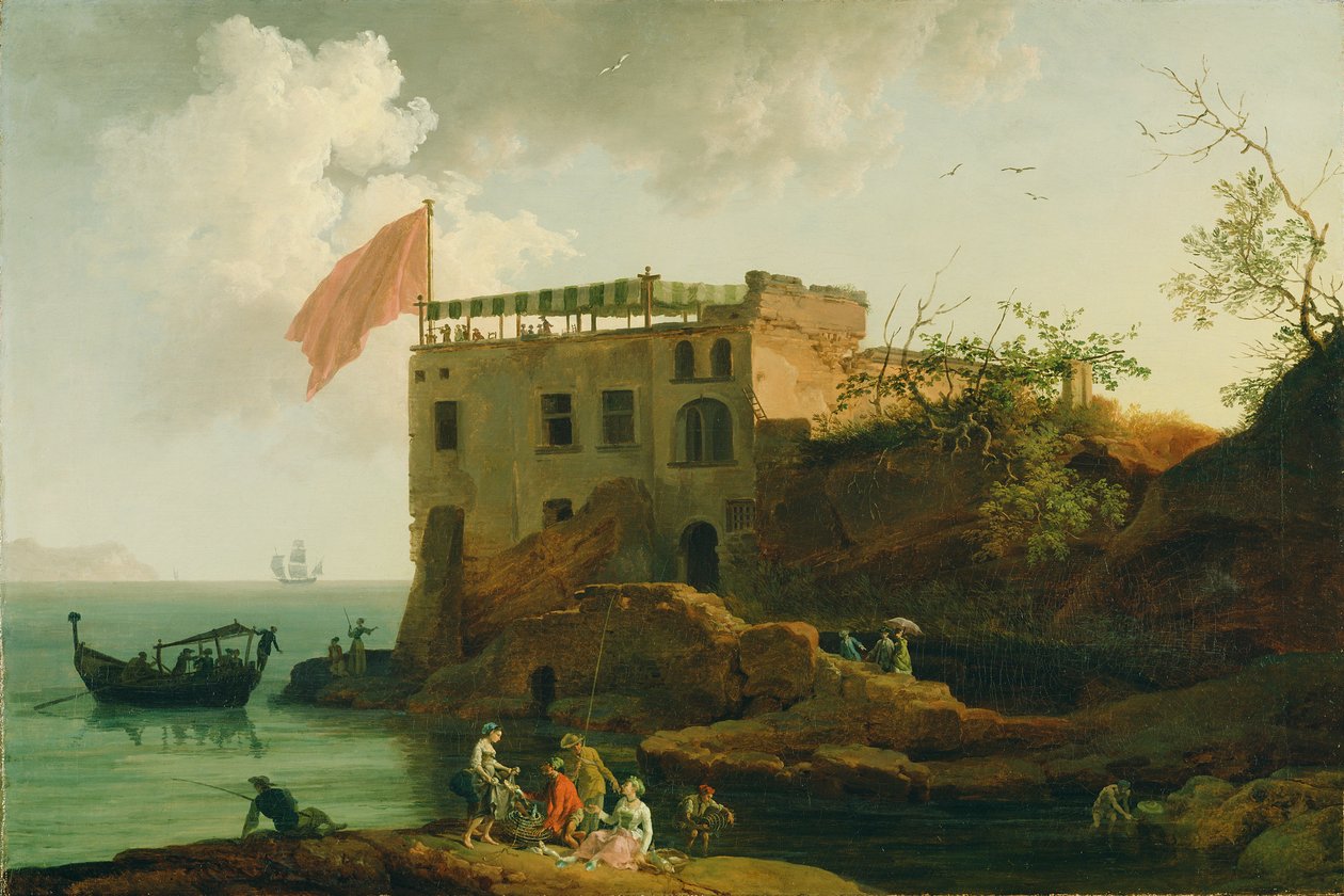 Vista de Gaiola, c.1770-90 de Pierre Jacques Volaire