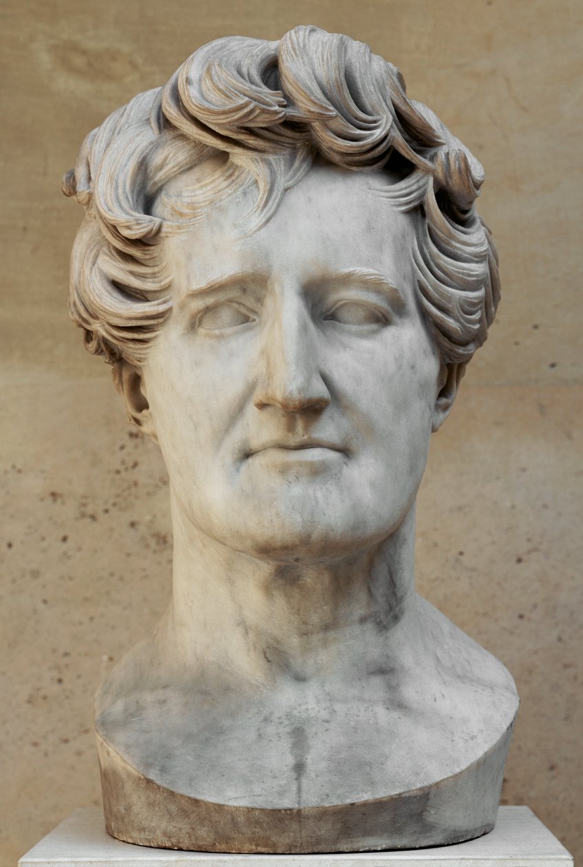 Busto com retrato de Cuvier (Georges, Leopold, Frederic ... de Pierre Jean David d