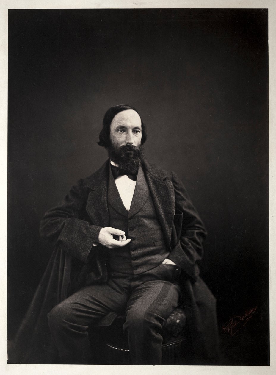 Auguste Vaquerie, c. 1860. de Pierre Jean Delbarre