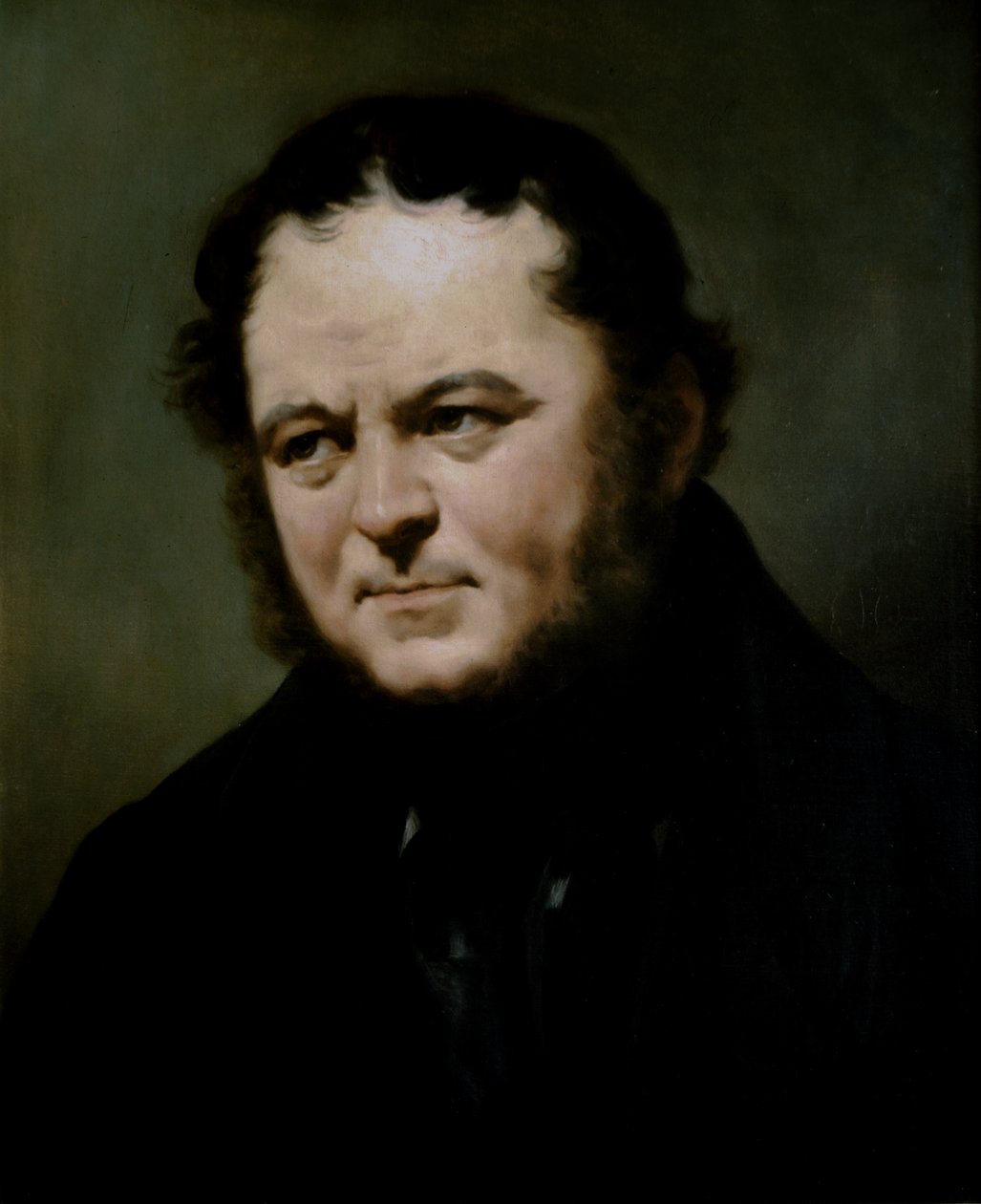 STENDHAL, Retrato 1839 (óleo sobre tela) de Pierre Joseph Dedreux Dorcy