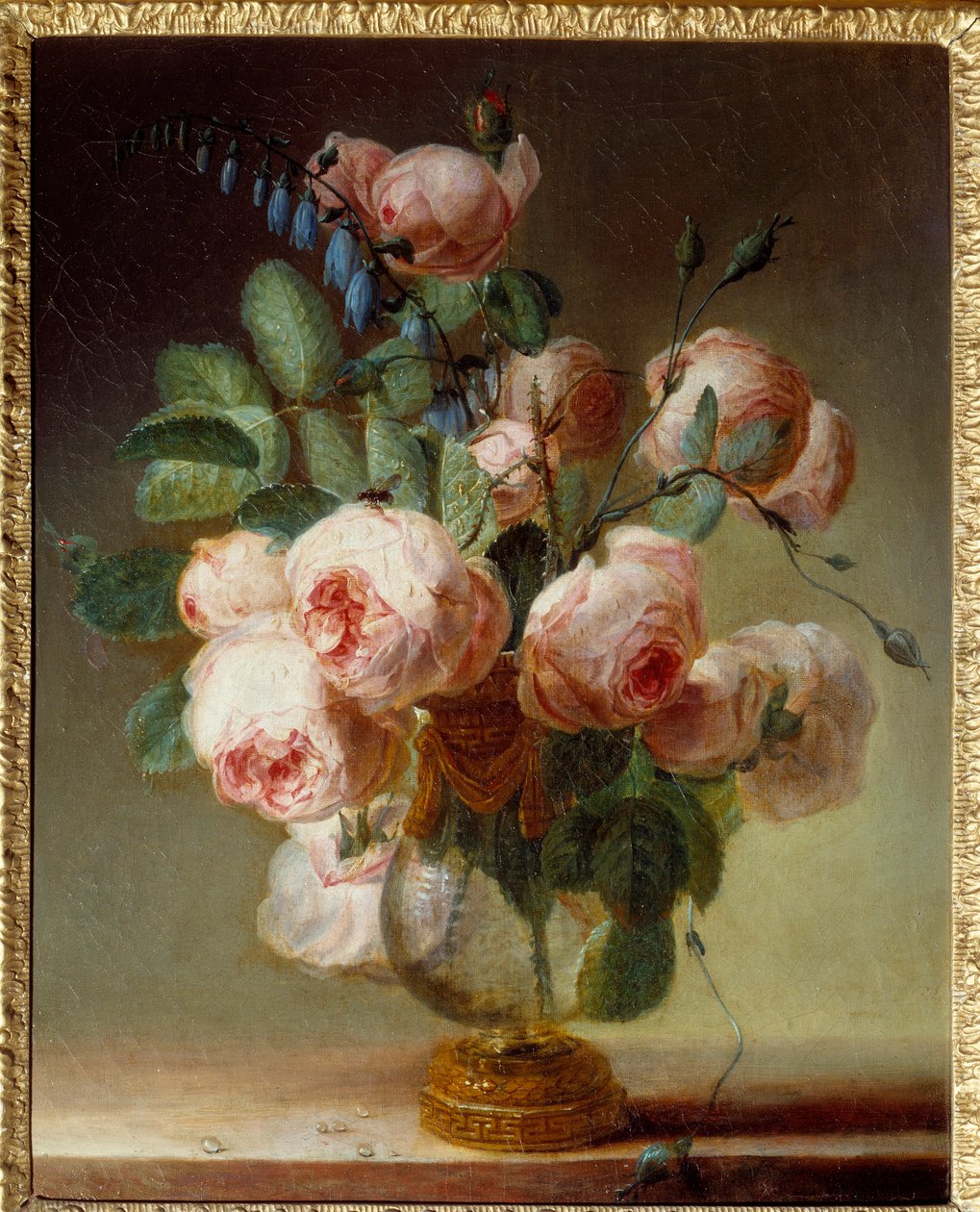 O vaso de flores Um buquê de peónias. Pintura de Pierre Joseph Redoute (1759-1840) Sol do século XIX. 0,46x0,37 m Rouen, Musee des Beaux Arts de Pierre Joseph Redouté
