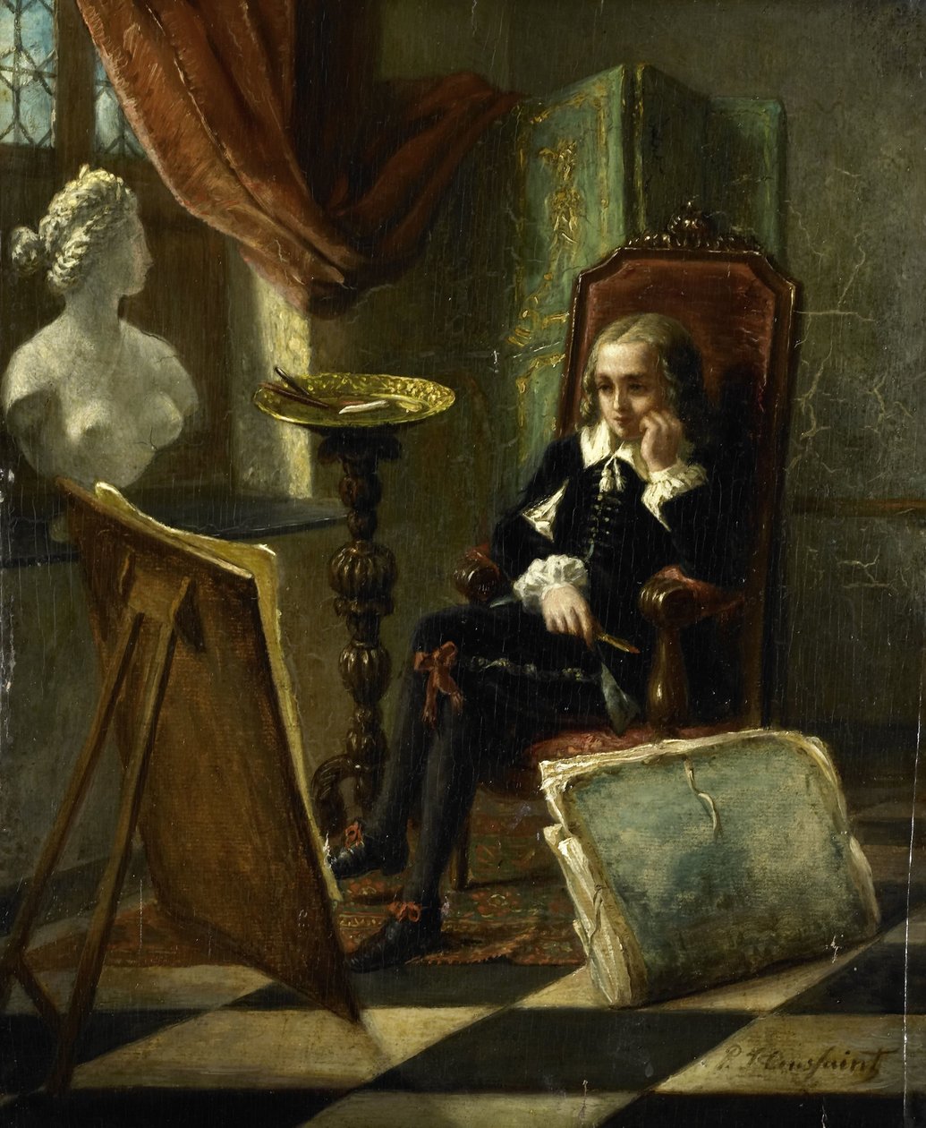 O jovem pintor de Pierre Joseph Toussaint