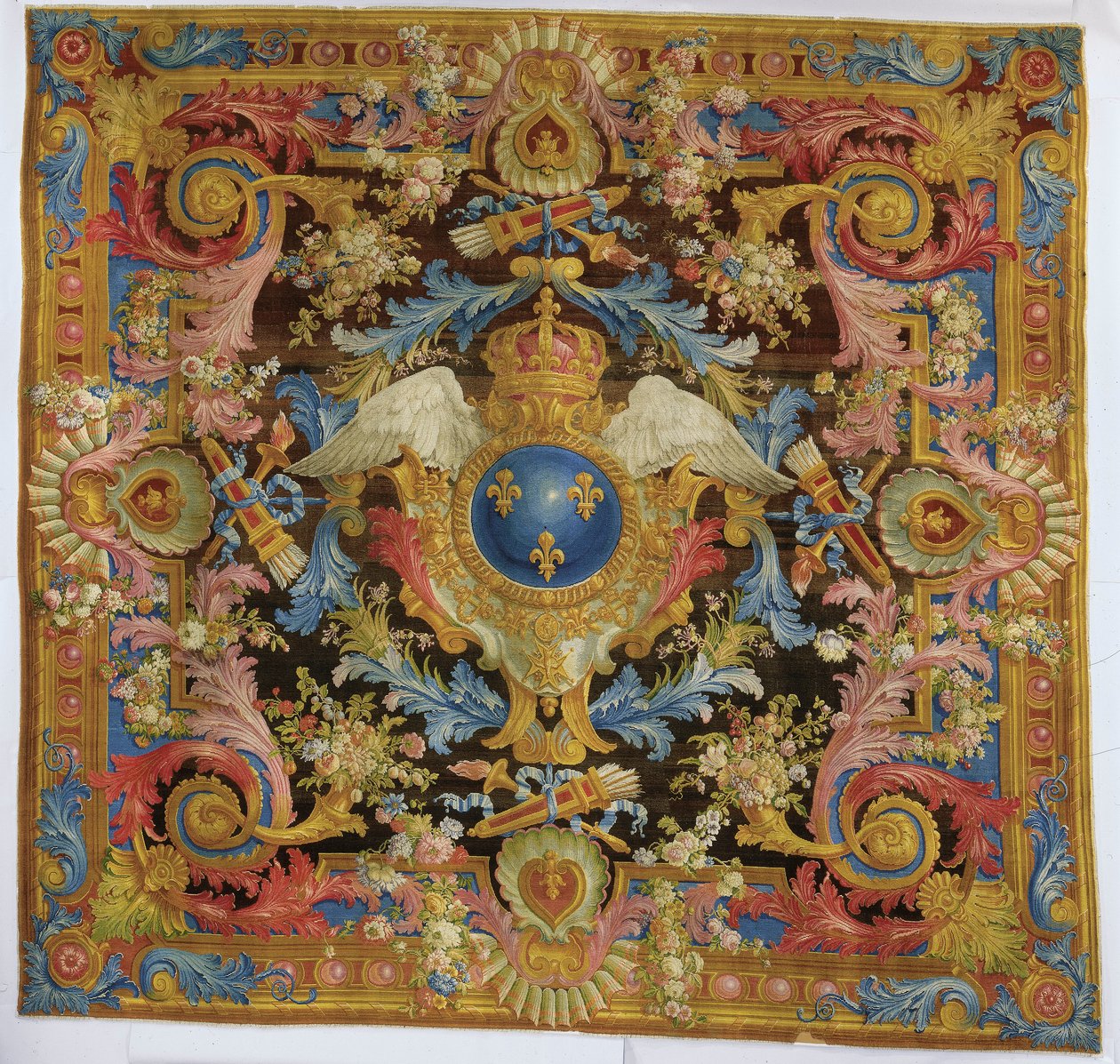Tapete de Savonnerie Luís XV, 1740-50 de Pierre Josse Perrot
