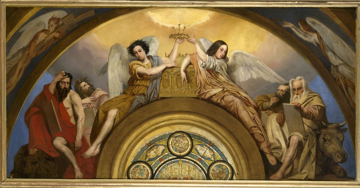 Esboço para a igreja de Saint-Louis-en-l