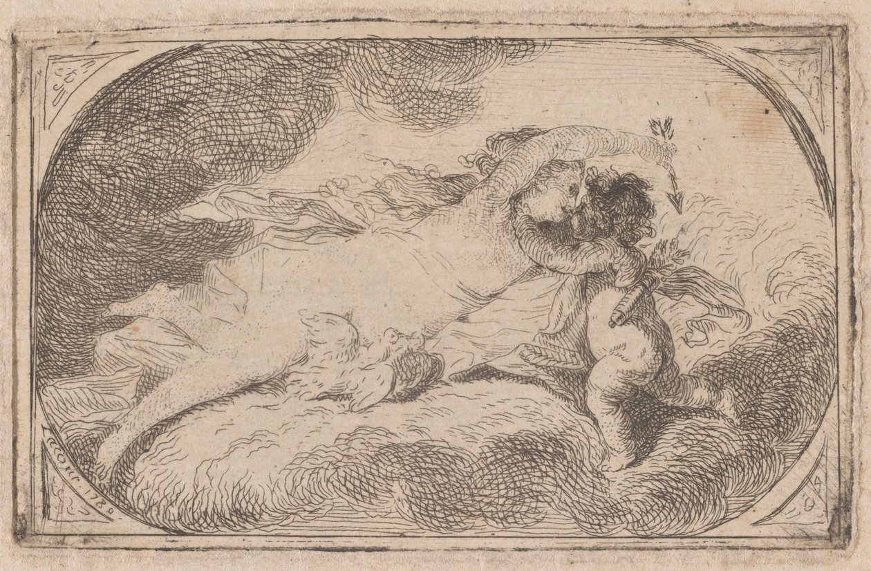 Vênus e Cupido de Pierre Lacour the Elder