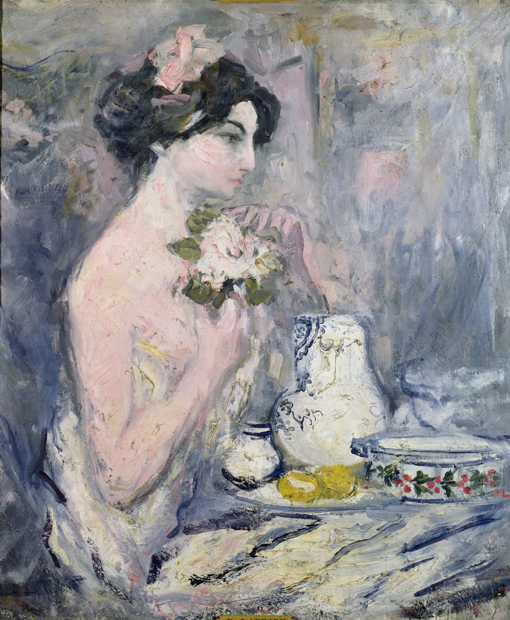 Mulher com um buquê de Pierre Laprade