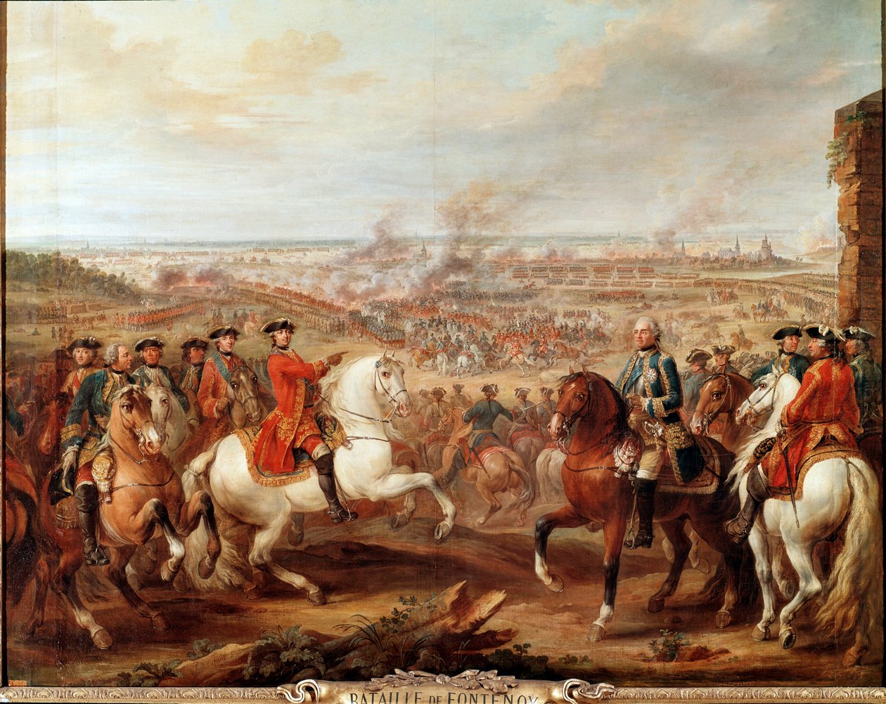 Batalha de Fontenoy 11 de maio de Pierre Lenfant