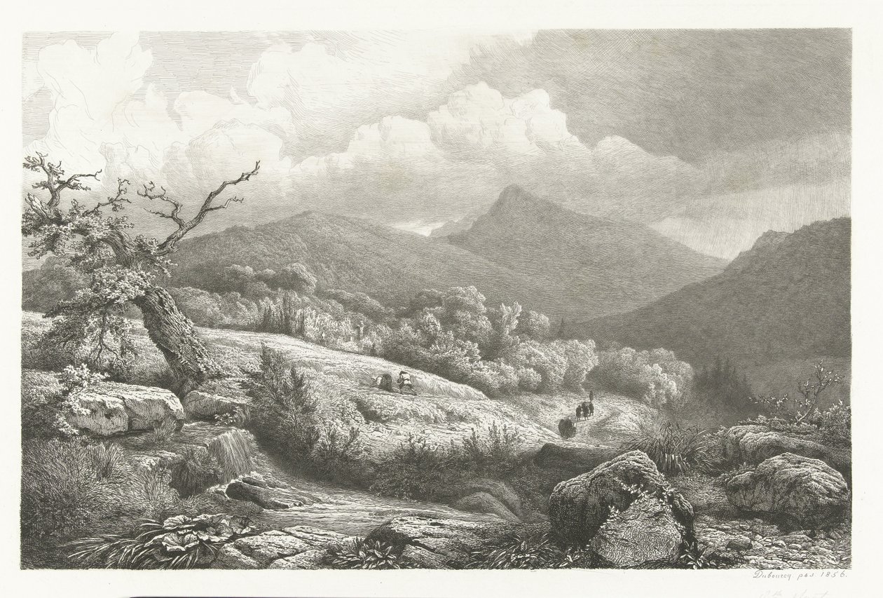 O cemitério de Baden-Baden de Pierre Louis Dubourcq
