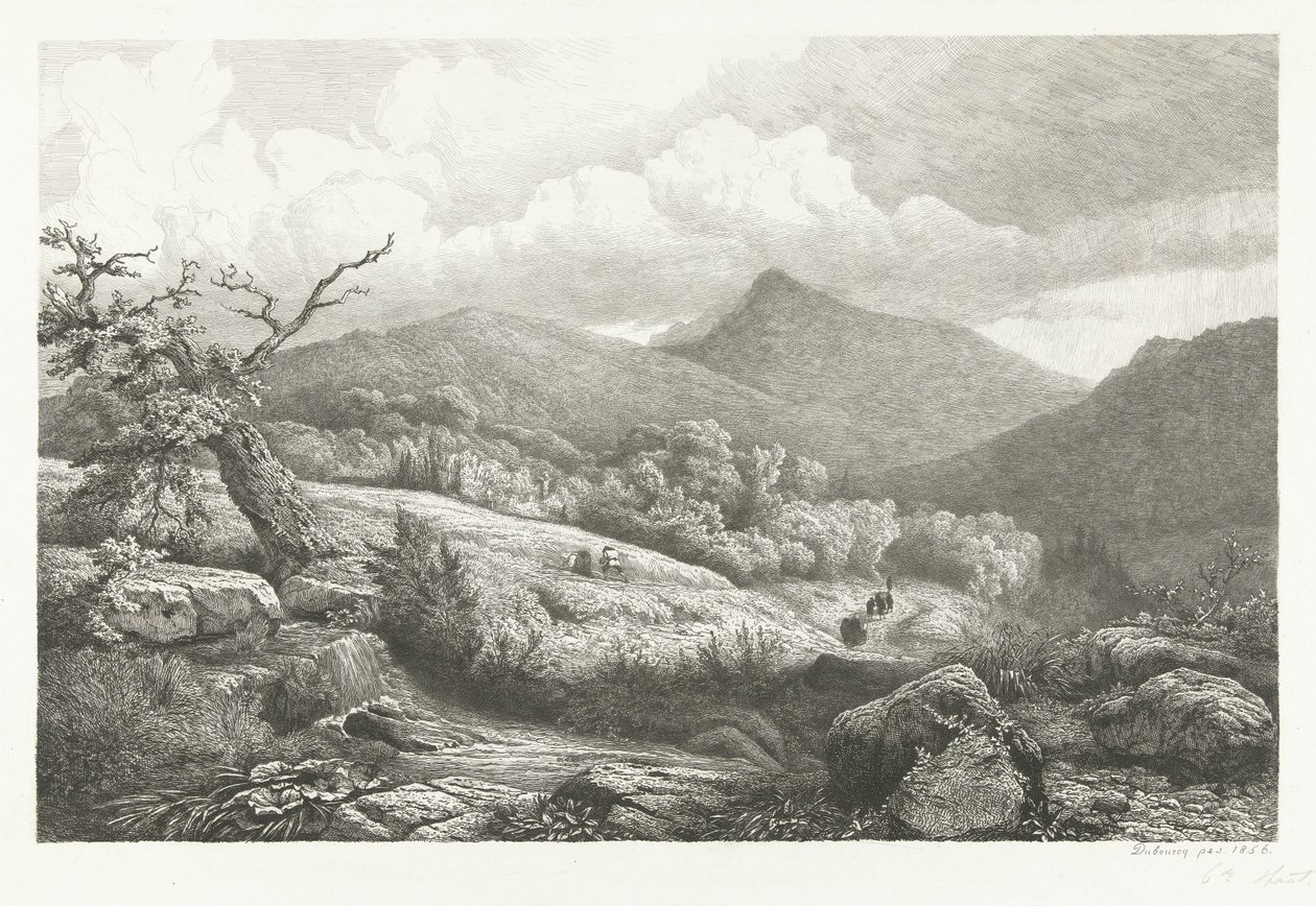 O cemitério de Baden-Baden de Pierre Louis Dubourcq