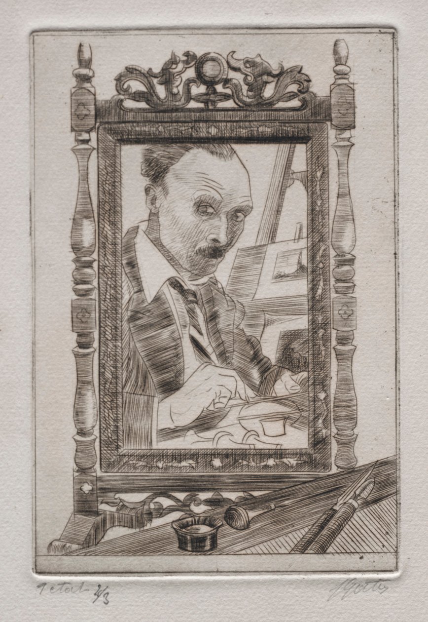 Autorretrato de Pierre Louis Gatier