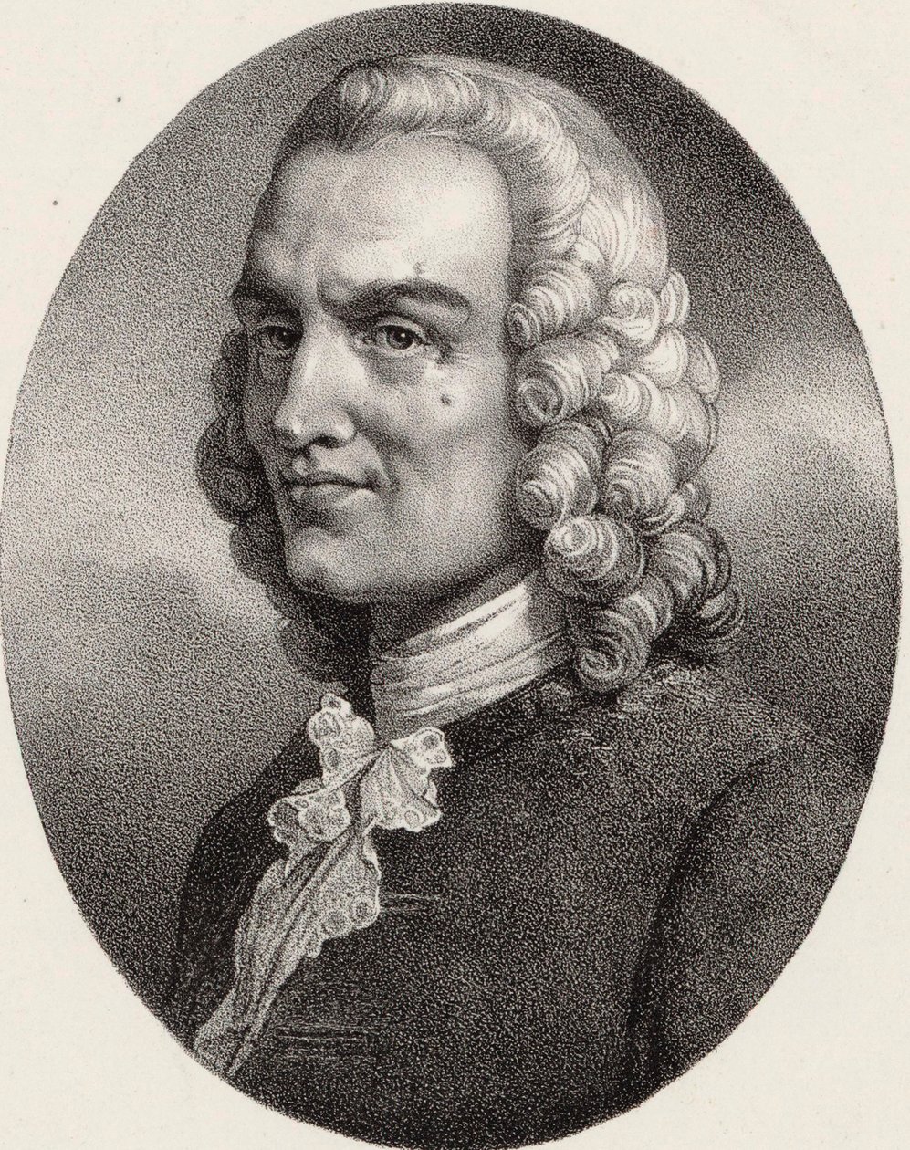 Retrato do compositor Jean-Philippe Rameau 1683-1764. de Pierre Louis Henri Grevedon