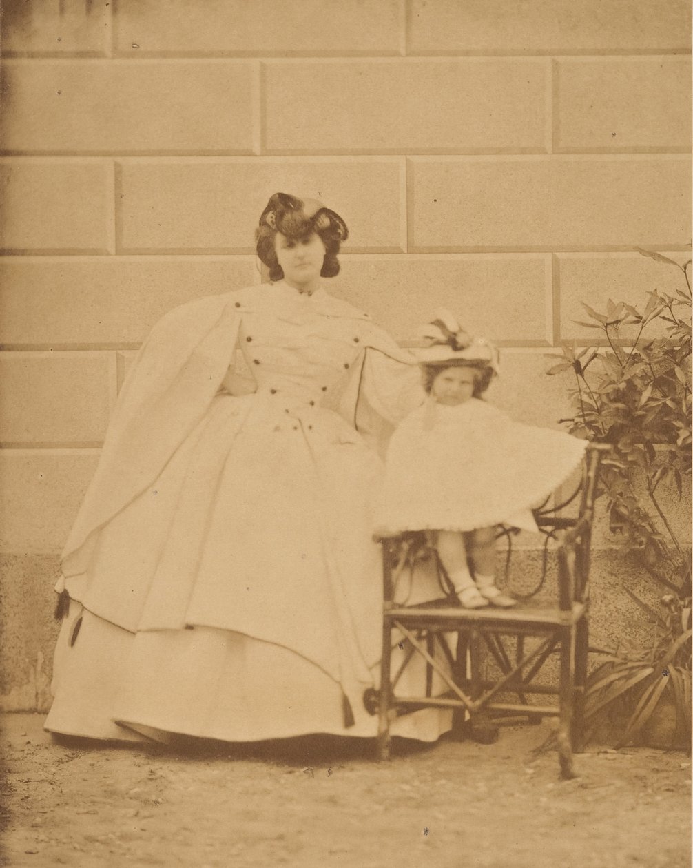 A mãe e o noivo, década de 1860. de Pierre Louis Pierson