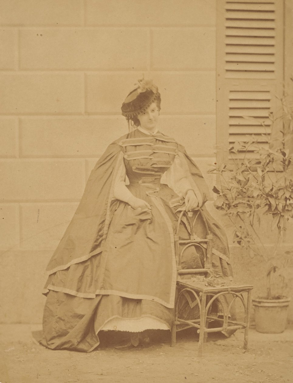 O vestido de tafetá, 1860. de Pierre Louis Pierson