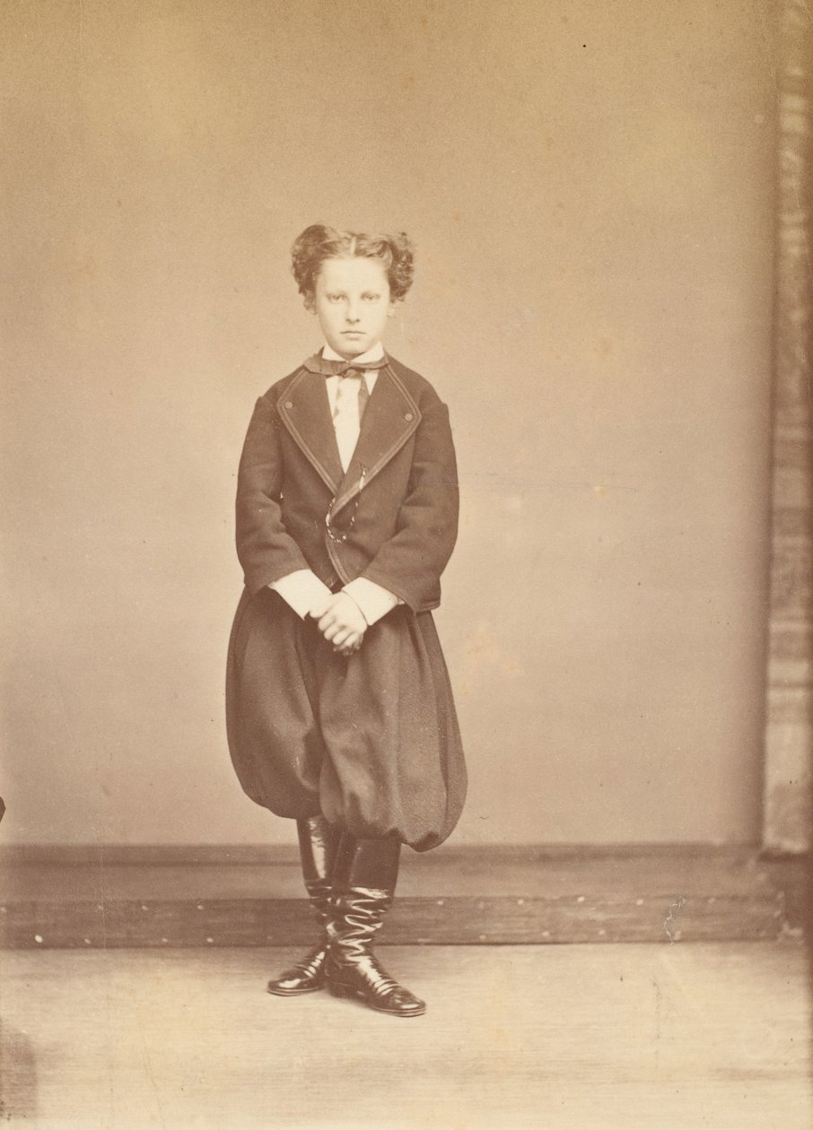 O Pequeno Russo, década de 1860. de Pierre Louis Pierson