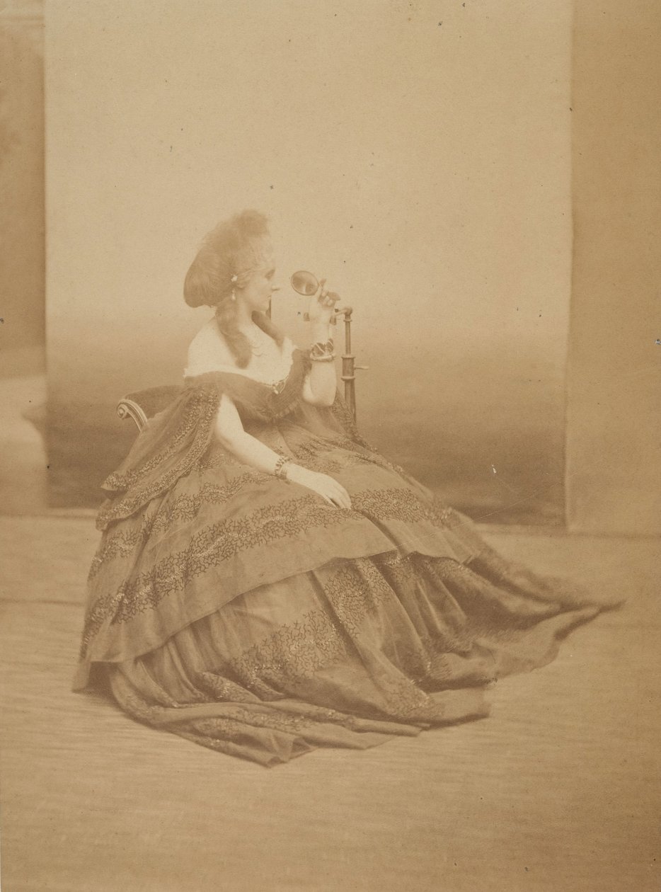 Olhos atolados, década de 1860. de Pierre Louis Pierson