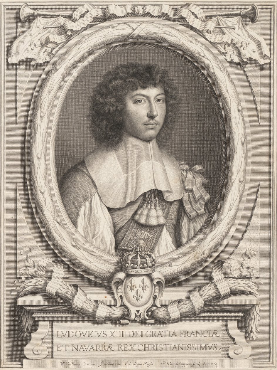 Retrato de Luís XIV, 1650-1702. de Pierre Louis van Schuppen