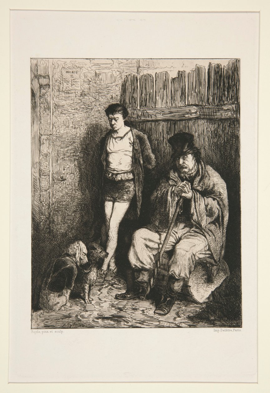 Dois homens e dois cães ( de Pierre Marie Beyle