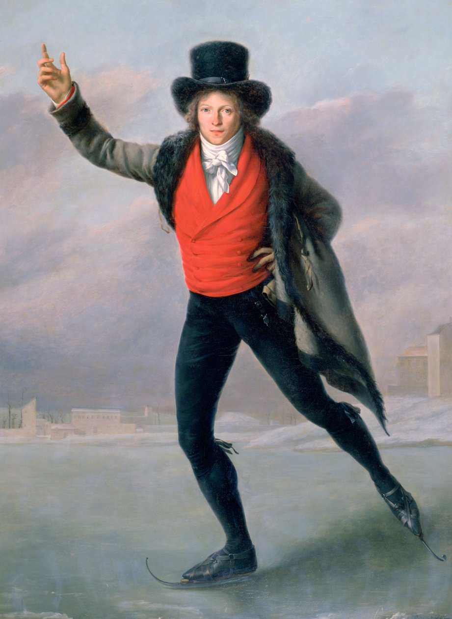 O patinador, 1798. de Pierre Maximilien Delafontaine