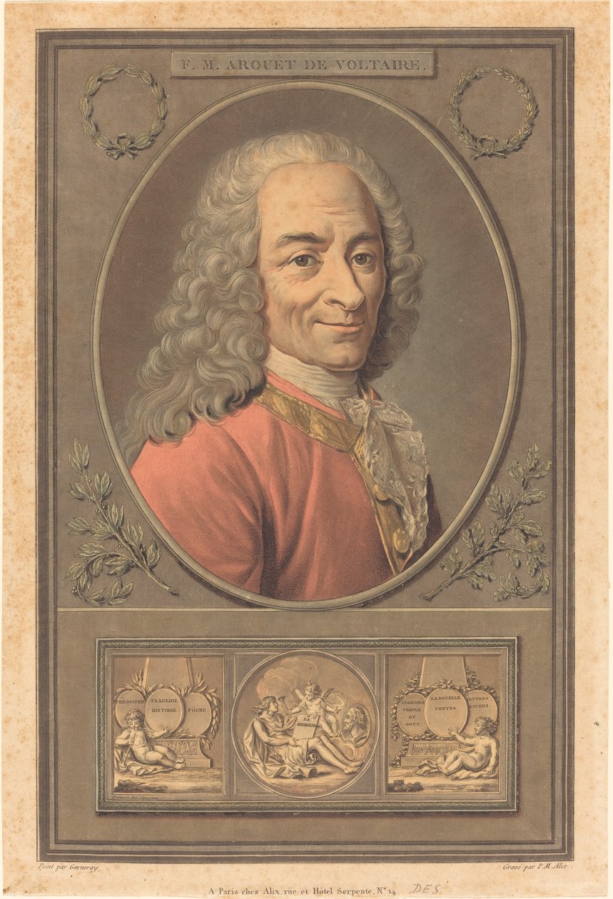 F.M. Arouet de Voltaire. de Pierre Michel Alix