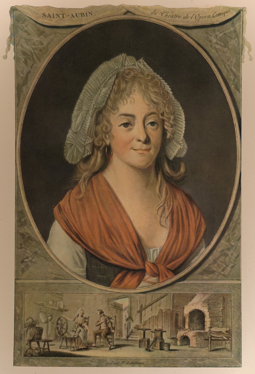 Madame Saint-Aubin, final do século XVIII, 1913 de Pierre Michel Alix