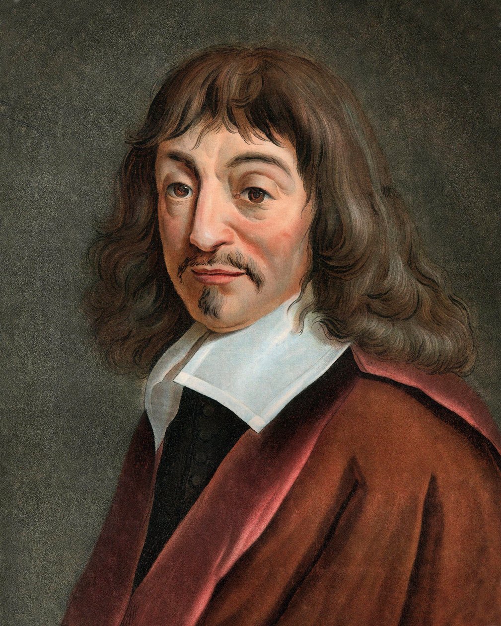 Retrato de René Descartes de Pierre Michel Alix