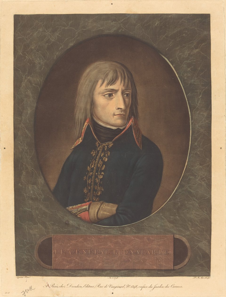 Napoleão como general do exército italiano de Pierre Michel Alix, Andrea Appiani