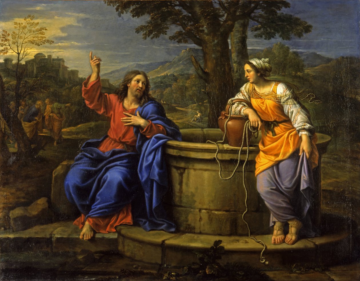 Cristo e a Mulher de Samaria de Pierre Mignard