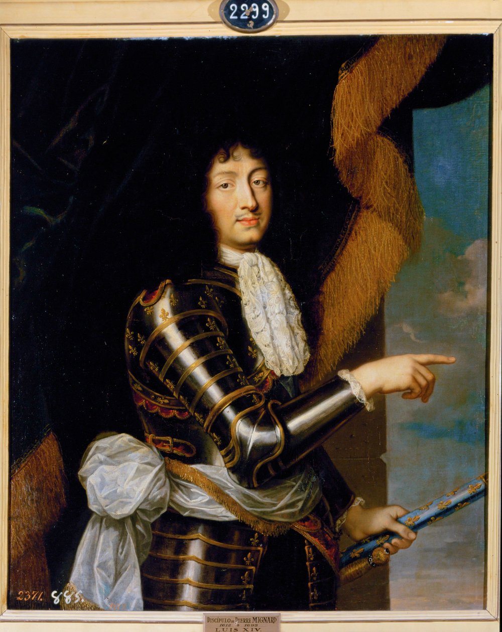 Luís XIV, Rei de França (pintura sobre tela) de Pierre Mignard