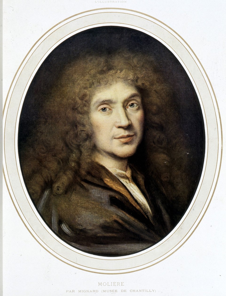 Molière by Mignard - Musée de Chantilly de Pierre Mignard