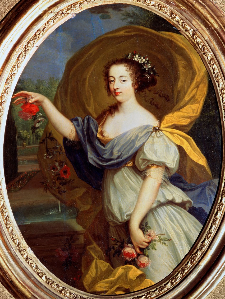Retrato da duquesa de la Valliere como Flora, século XVII. de Pierre Mignard