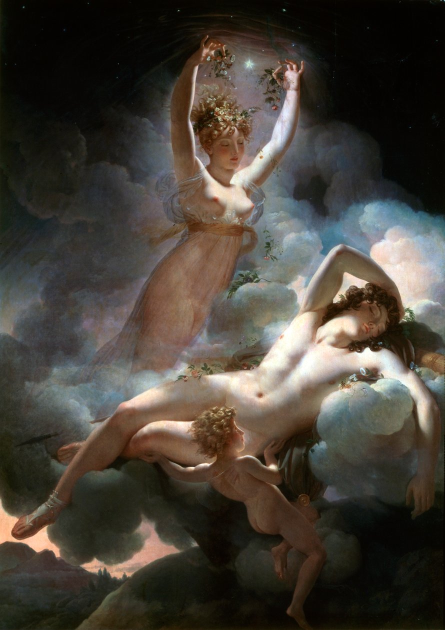 Aurora e Cefalus, 1811. de Pierre Narcisse Guerin