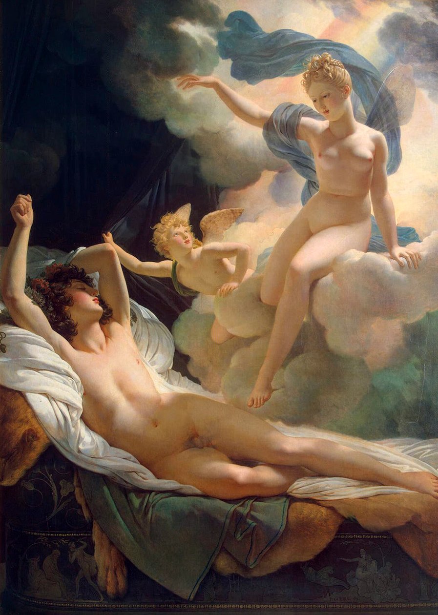 Morfeu e Íris, 1811. de Pierre Narcisse Guerin