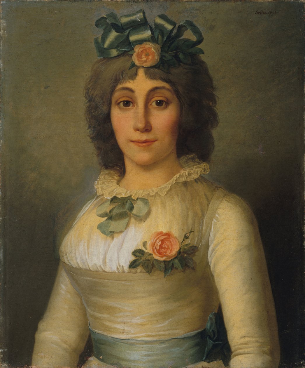 Retrato de Anne-Josèphe Théroigne de Méricot 1762-1817, 1793. de Pierre Nicolas Selles
