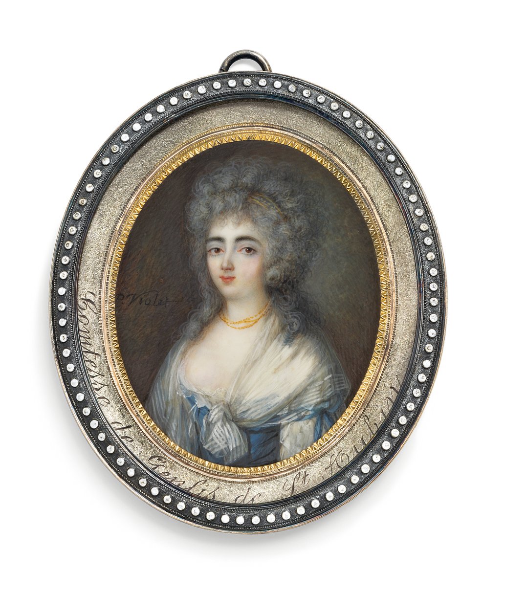 Stéphanie Félicité Ducrest de Saint-Aubin, Condessa de Genlis de Pierre Noel Violet