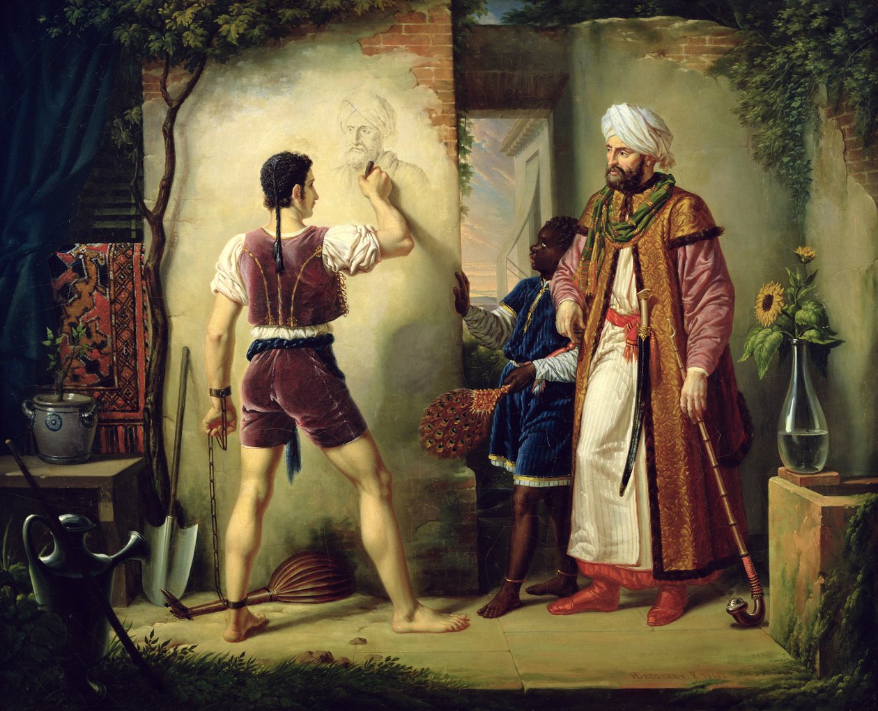 Fra Filippo Lippi (c.1406-69) 1819 de Pierre Nolasque Bergeret