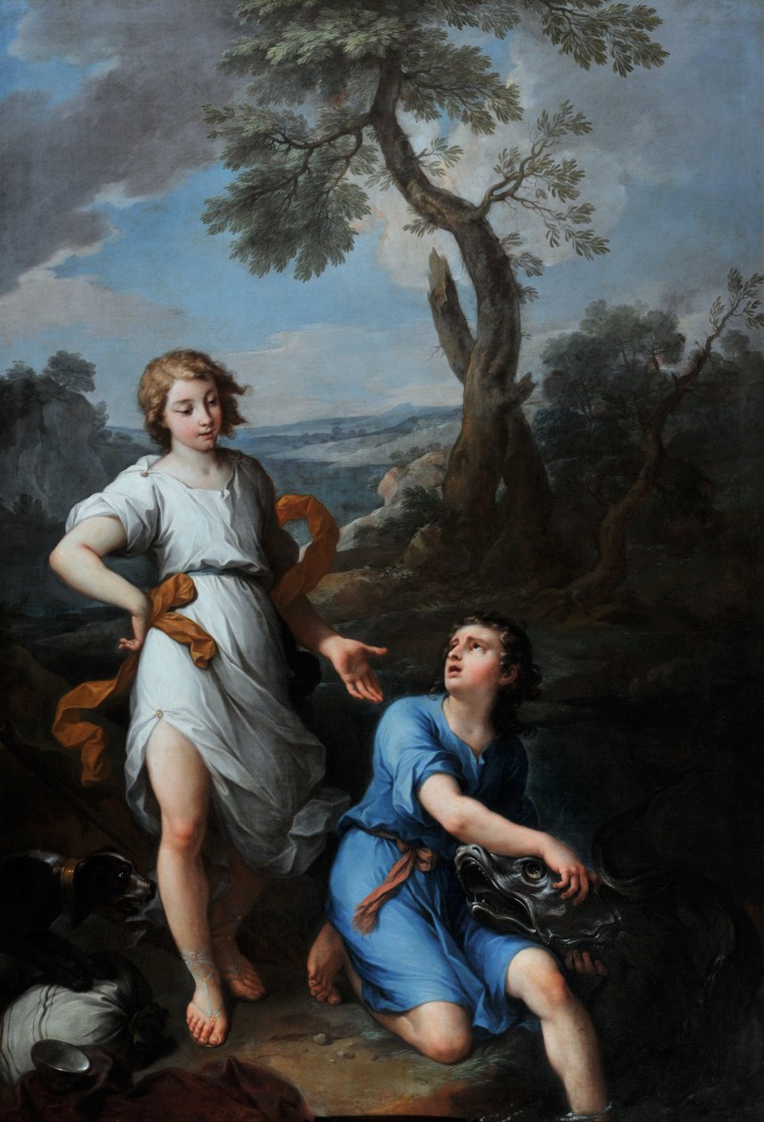 A vida de Tobie: “Pesca de peixe” (óleo sobre tela) de Pierre Parrocel