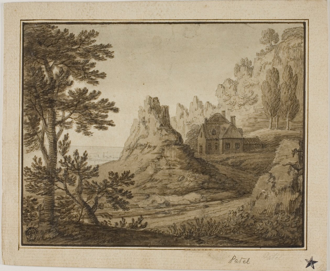 Aldeia costeira montanhosa de Pierre Patel I