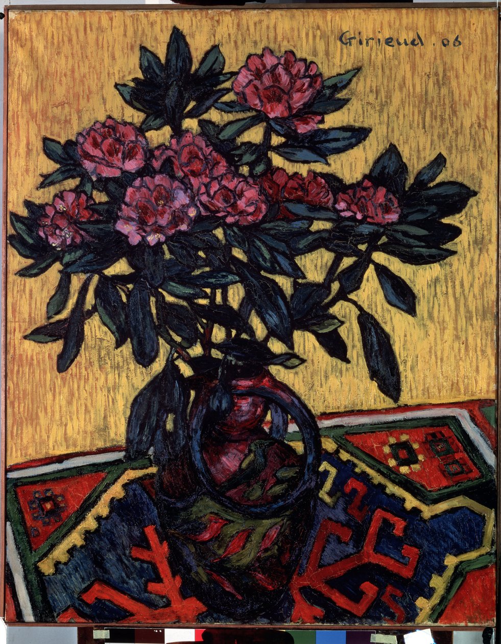 "O Bouquet das Peónias" (Peonies) Pintura de Pierre Paul Girieud (1876-1940) 1906 Dim. 81 x 65 cm Museu Hermitage, São Petersburgo de Pierre Paul Girieud