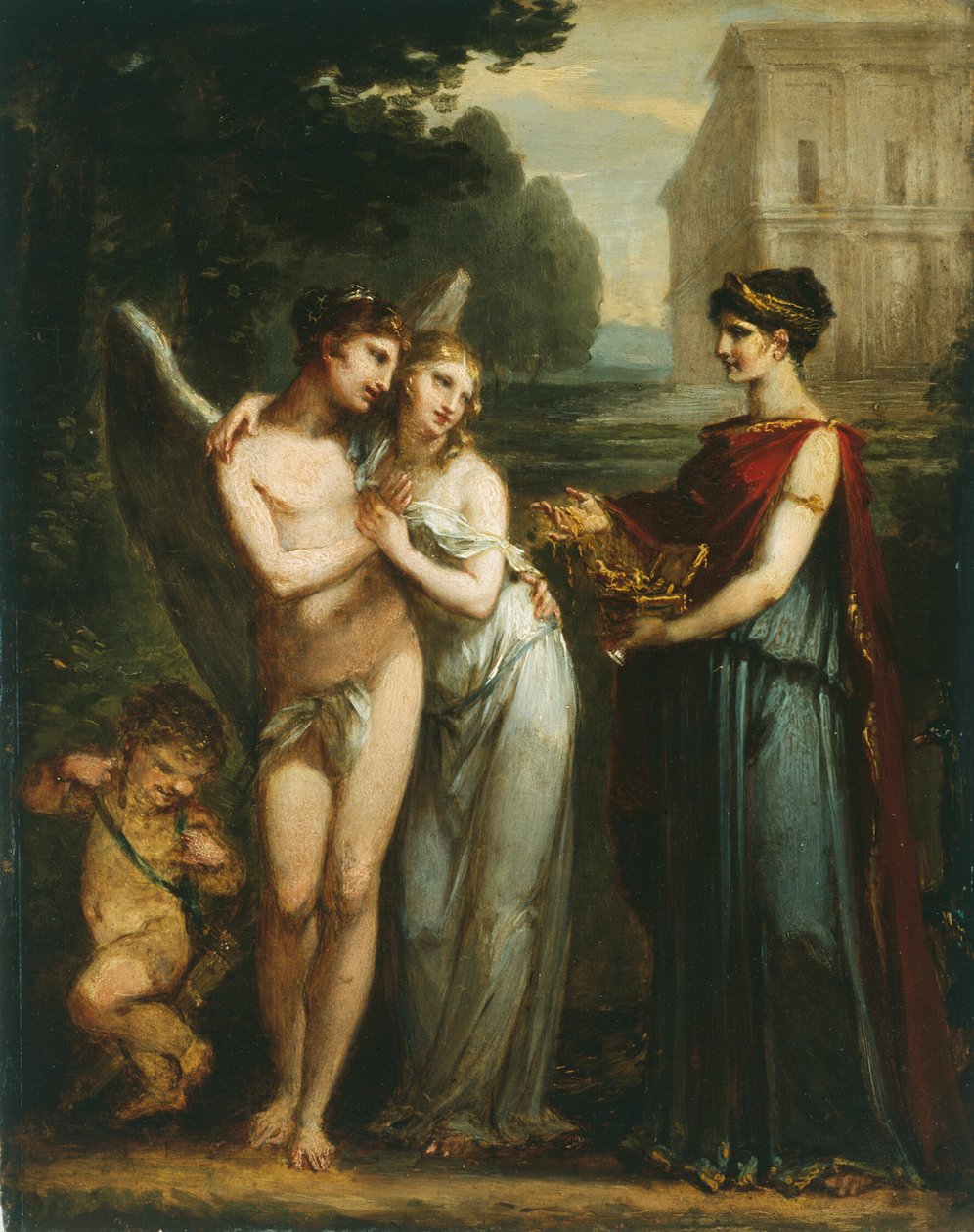 A inocência prefere o amor à riqueza de Pierre Paul Prud
