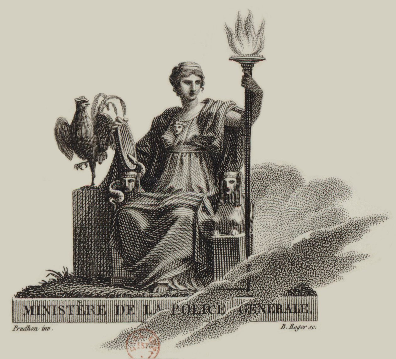 Ministério do Interior - emblema de Pierre Paul Prud