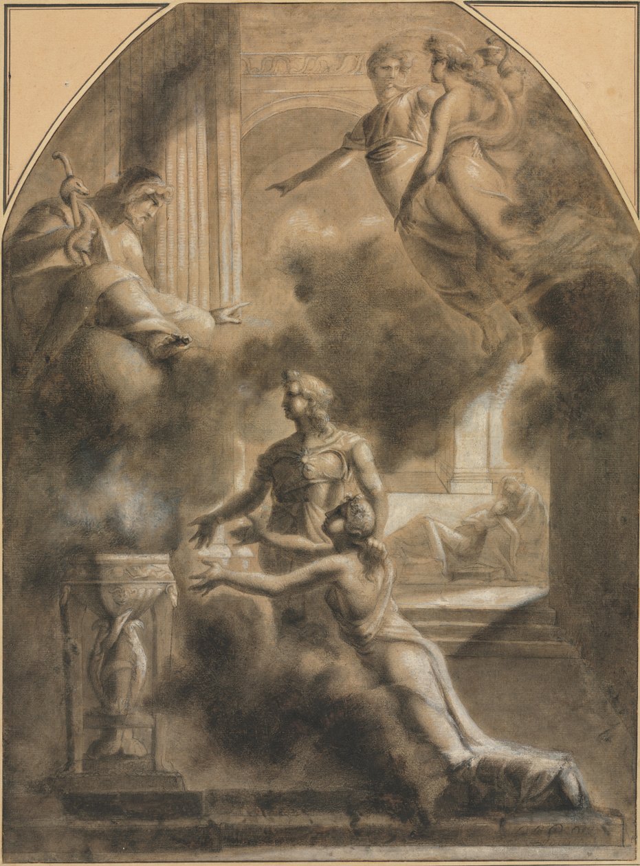 Cena mitológica de Pierre Paul Prud