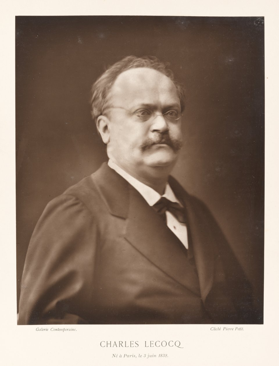 Charles Lecocq (Paris, 1832) de Pierre Petit