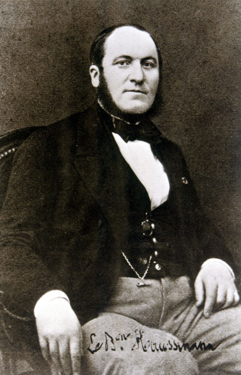 Retrato do Barão Haussmann, c.1850 de Pierre Petit
