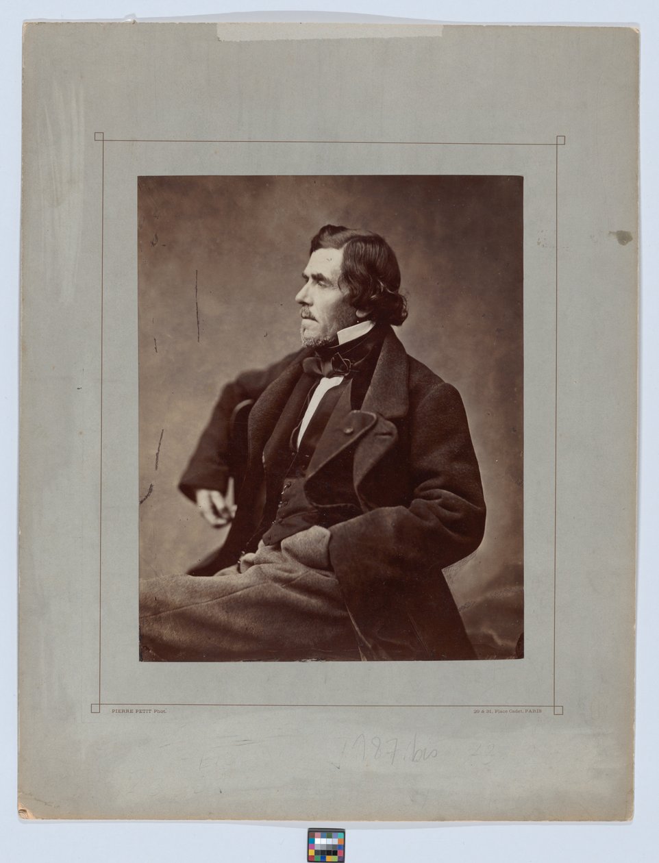 Retrato de Delacroix de Pierre Petit